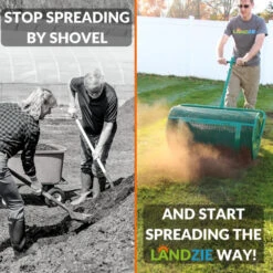 Topdress, Compost & Peat Moss Spreader -Felco Shop Landzie 24 inch Spreader feature 01 800x800 2 14096.1681882060