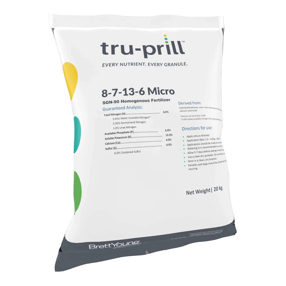 Tru-Prill 8-7-13 Premium Greens Grade Turf Fertiliser 1 Tru-Prill 8-7-13 Premium Greens Grade Turf Fertiliser